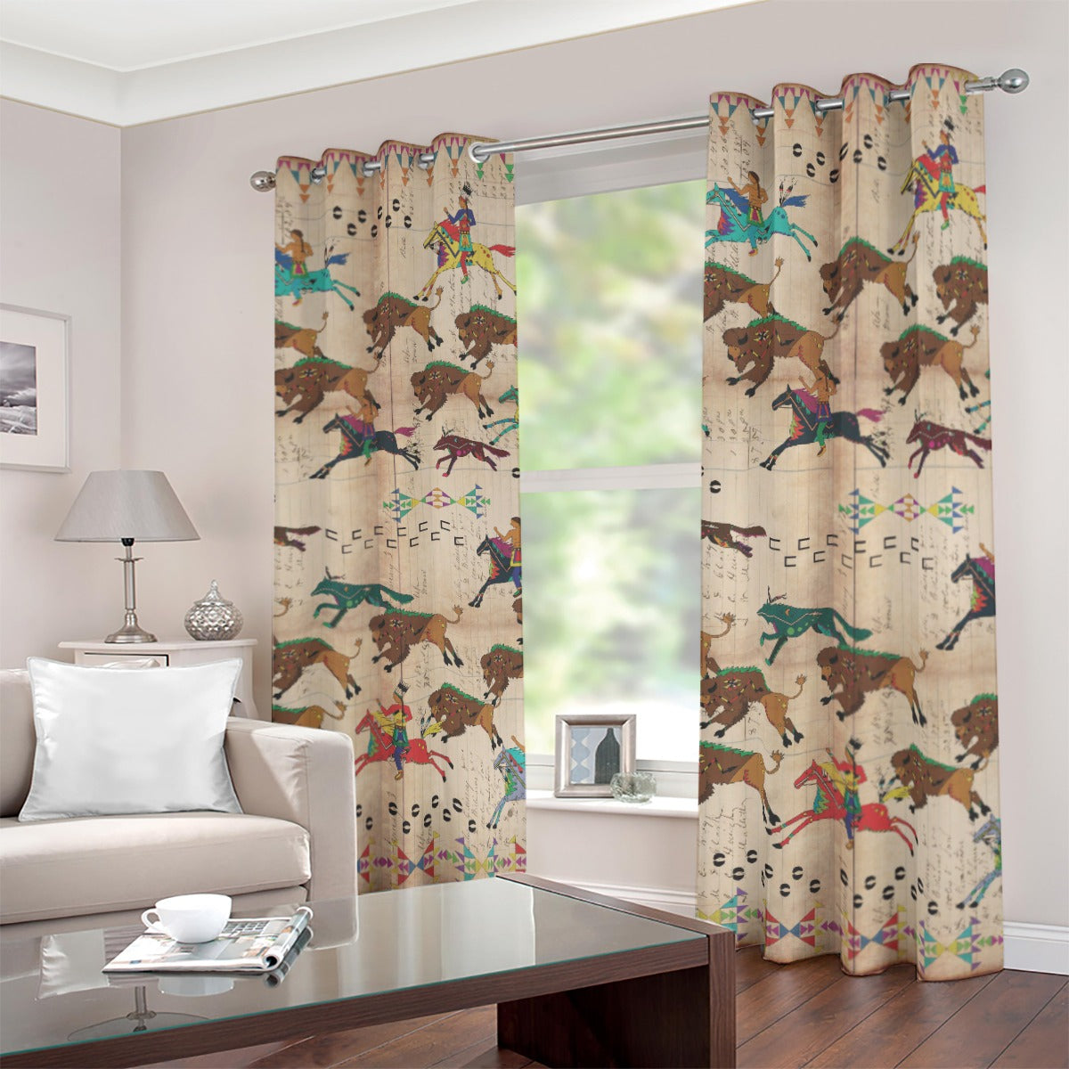 The Hunt Blackout Grommet Curtains | 265(gsm)