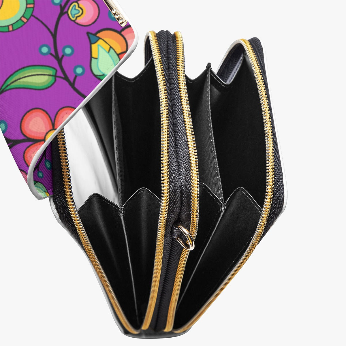 Floral Bounty Purple Mobile Phone Chest Bag