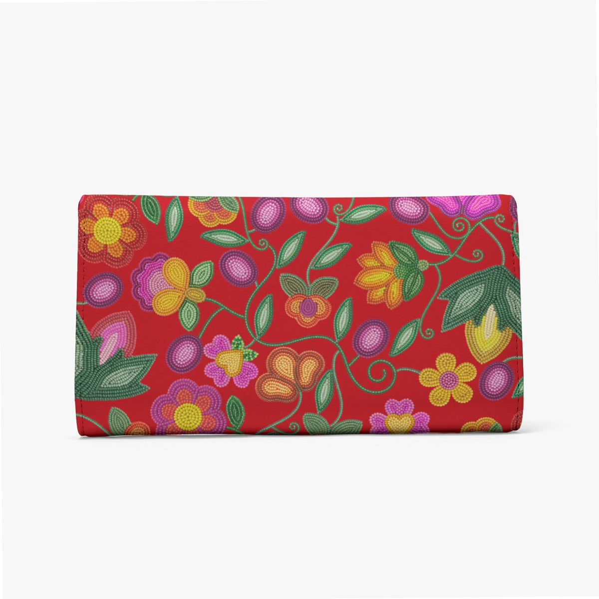 Boreal Bounty Red Foldable Wallet