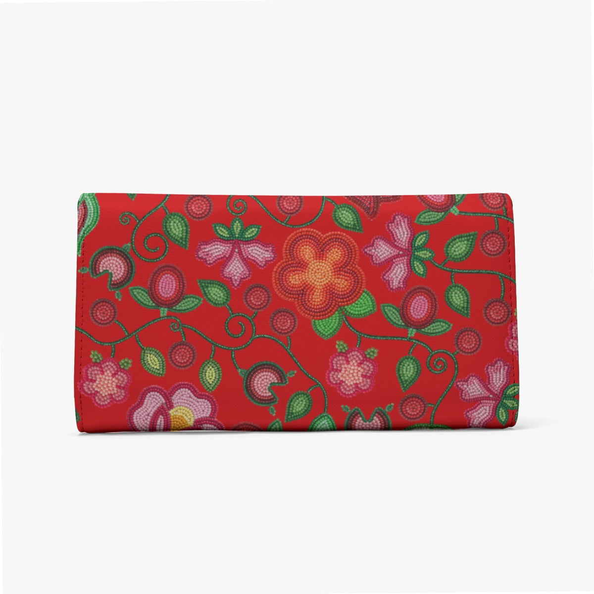 Rose Reverie Red Foldable Wallet