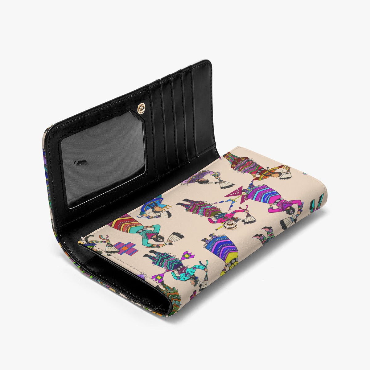 Women's Jingle Dancers Muslin Foldable Wallet