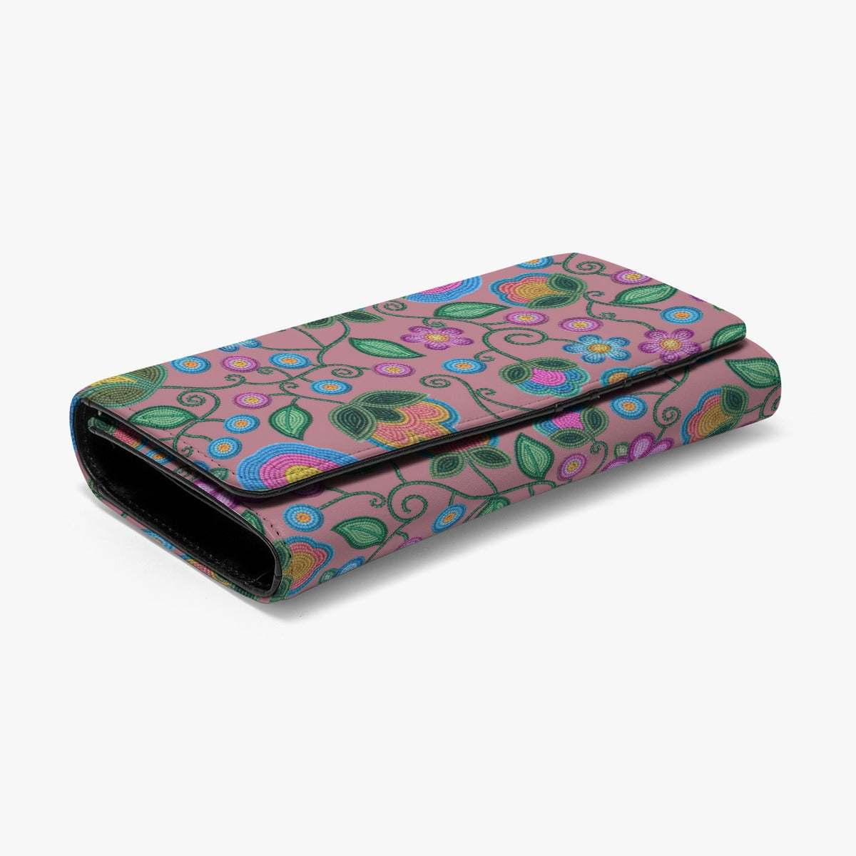 Turquoise Sunbeam Peach Foldable Wallet