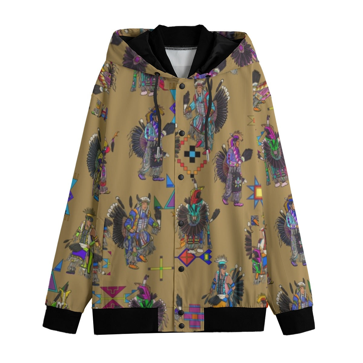 Men's Tradish Dancers Earth Men's Varsity Jacket