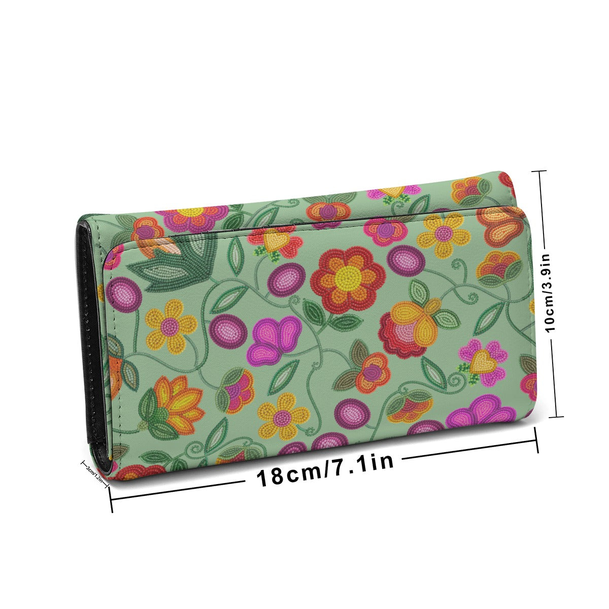 Boreal Bounty Green Foldable Wallet
