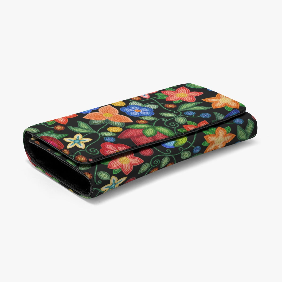 Morning Harmony Black Foldable Wallet