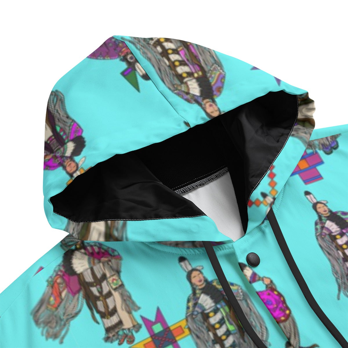 Women's Tradish Dancers Turquoise Men's Varsity Jacket