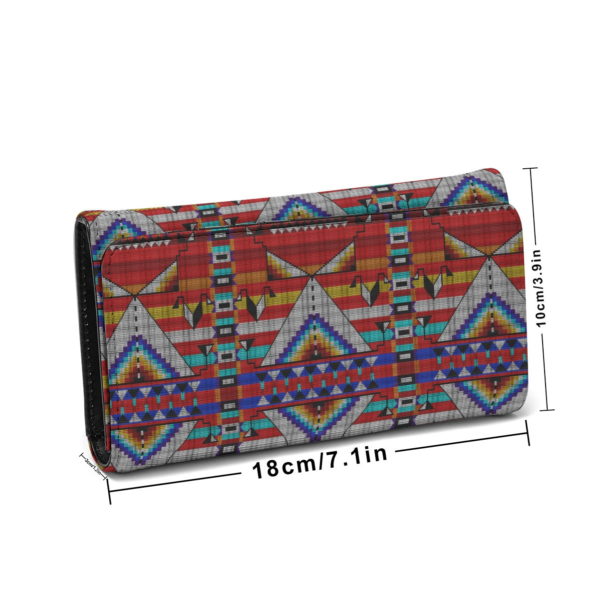 Medicine Blessing Red Foldable Wallet