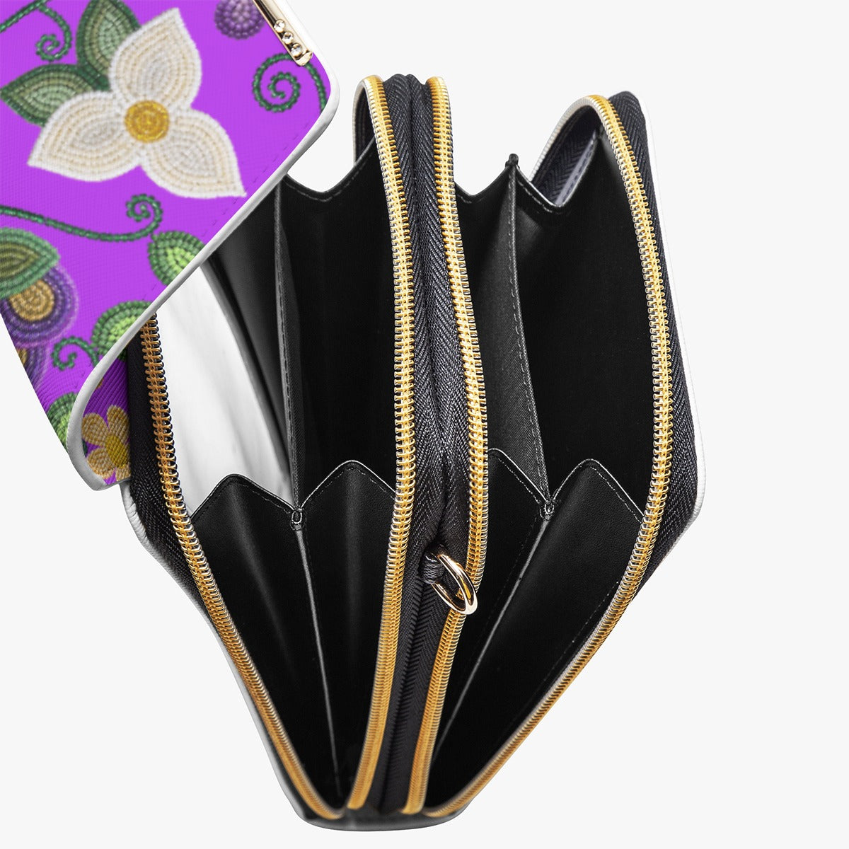 Midnight Moss Bloom Purple Mobile Phone Chest Bag