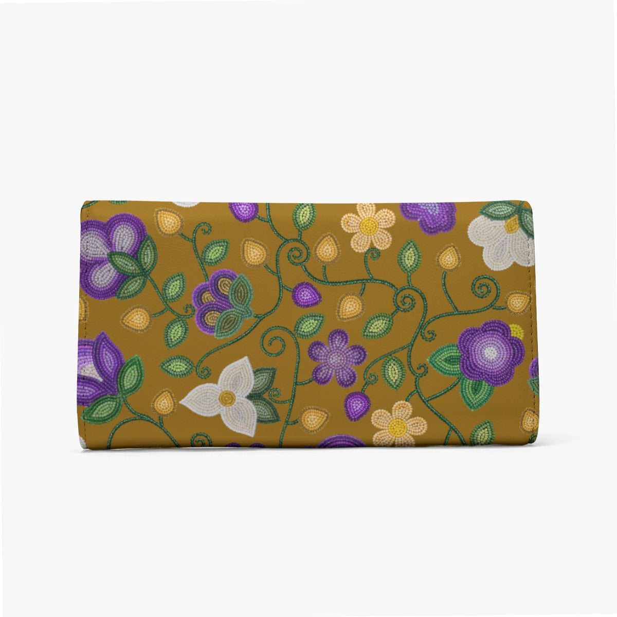 Midnight Moss Bloom Toffee Foldable Wallet