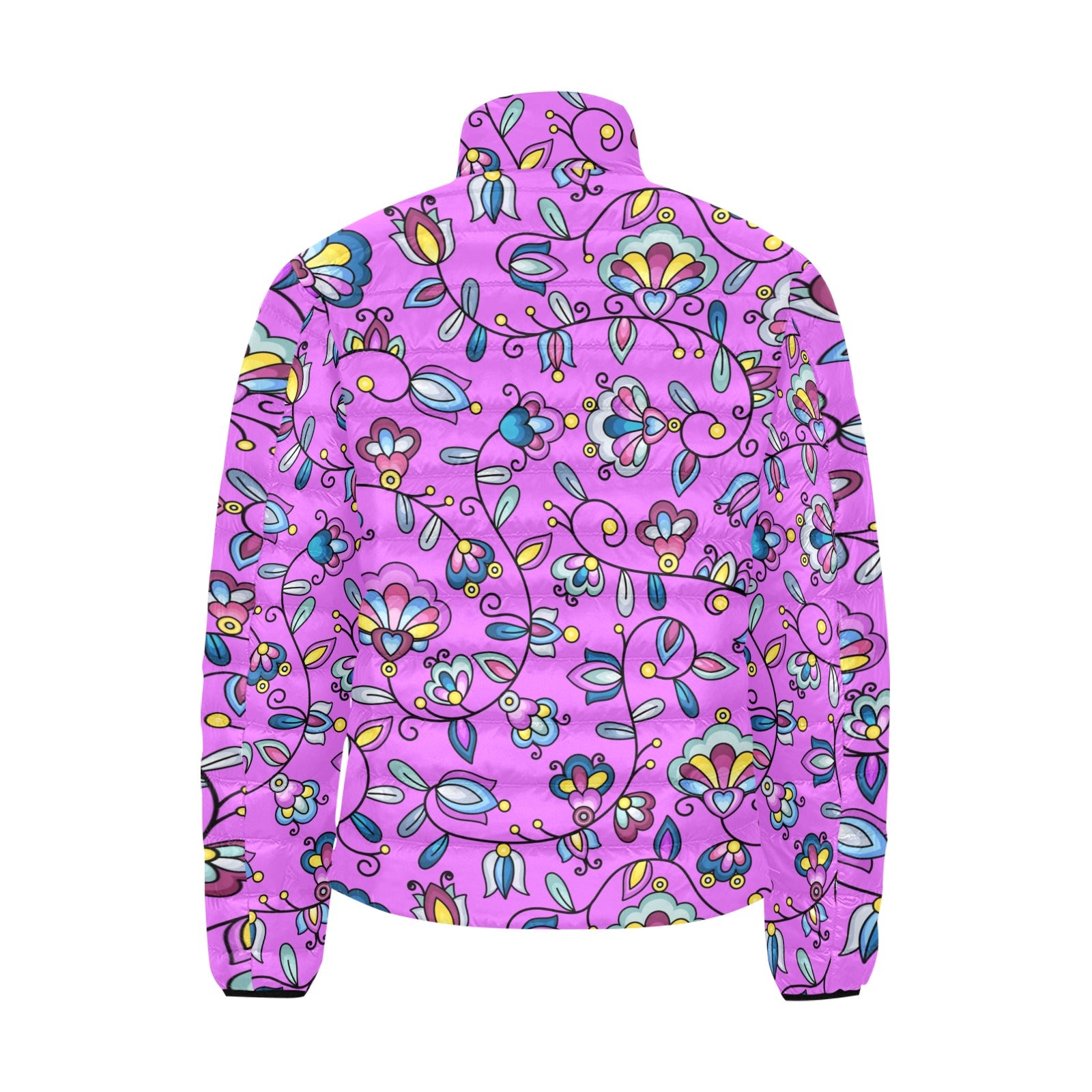 Autumn Bundle Blessing Purple Men's Padded Jacket