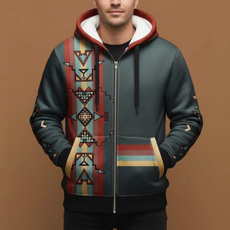 Earth Stepper Men's Sherpa Hoodie