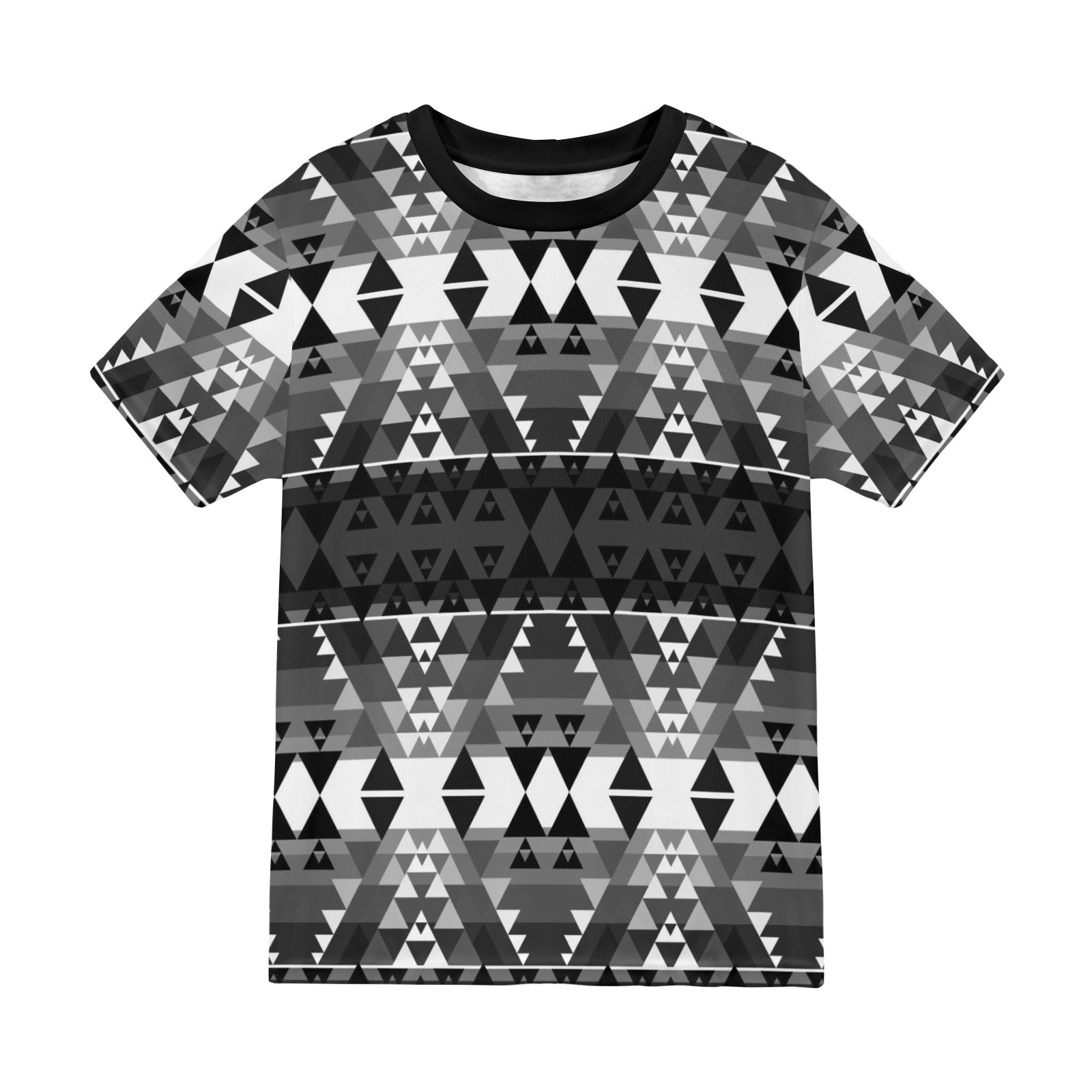 Writing on Stone Black and White T-shirt for Men