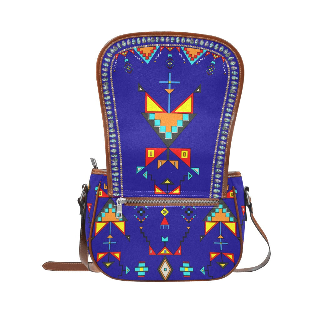 Sentinel of the Plains Navy Saddle Bag/Large