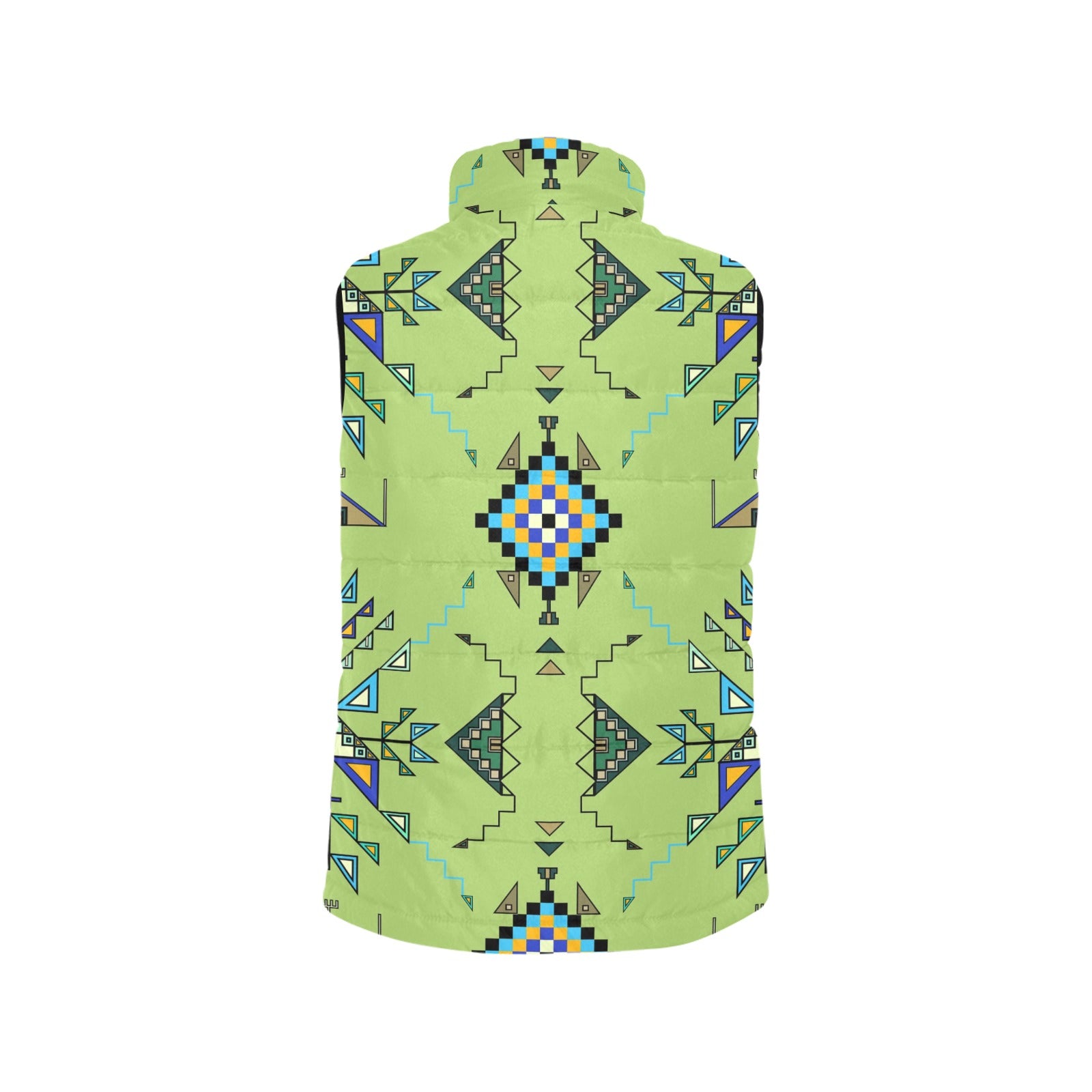 Bear Shield Green Women's Padded Vest Jacket