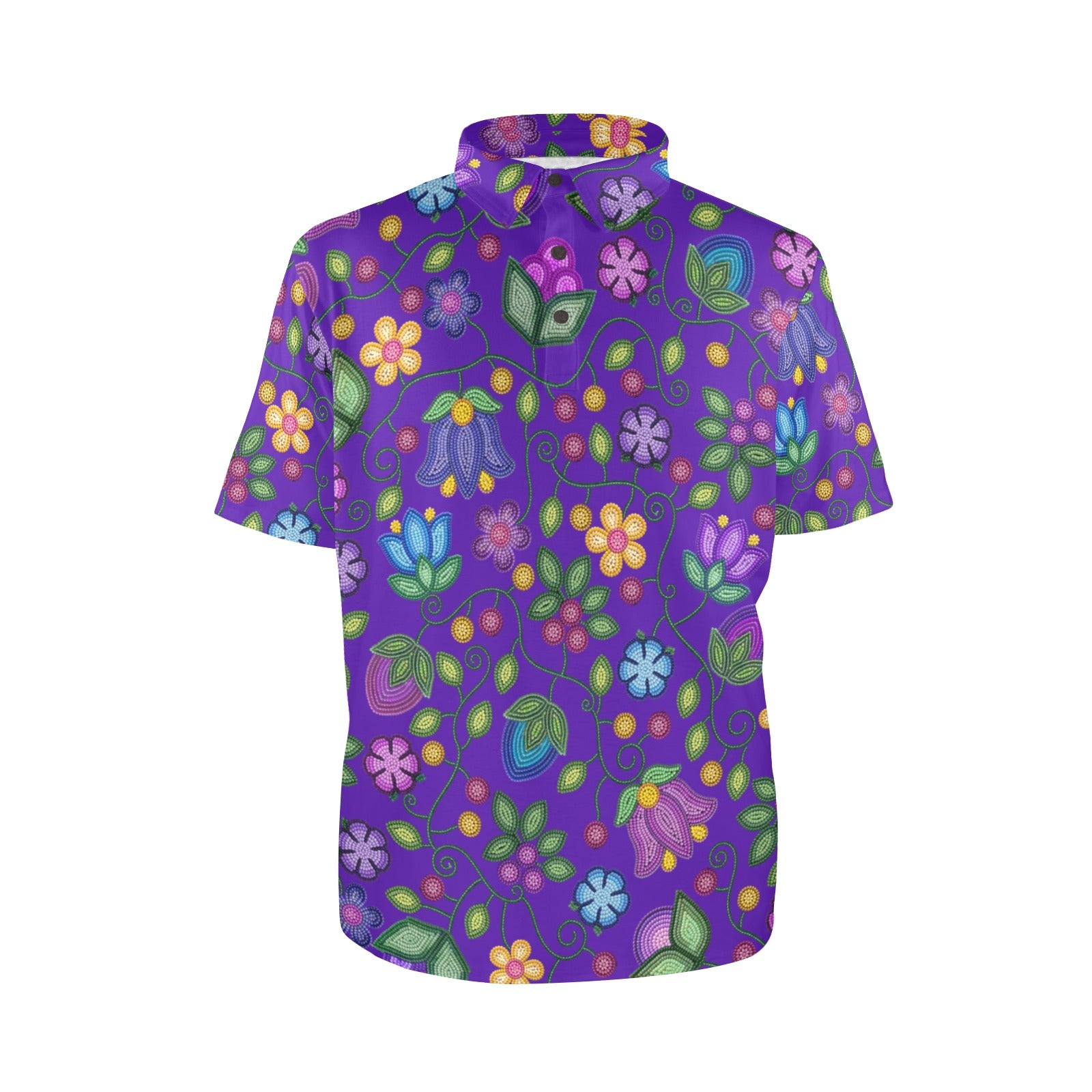 Bloom Uplift Indigo Polo Shirt