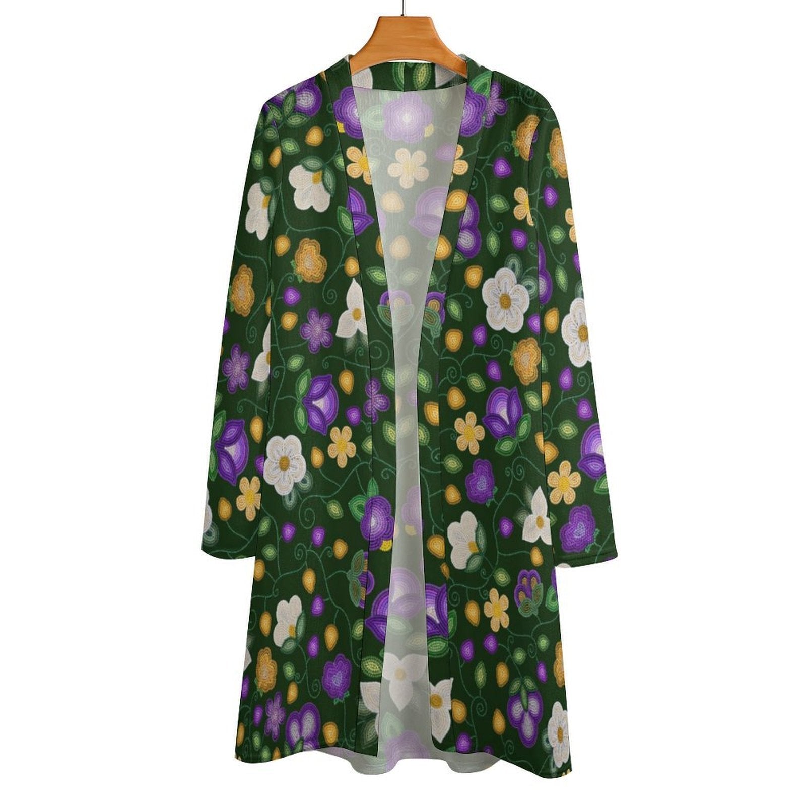Midnight Moss Bloom Forest Cardigan