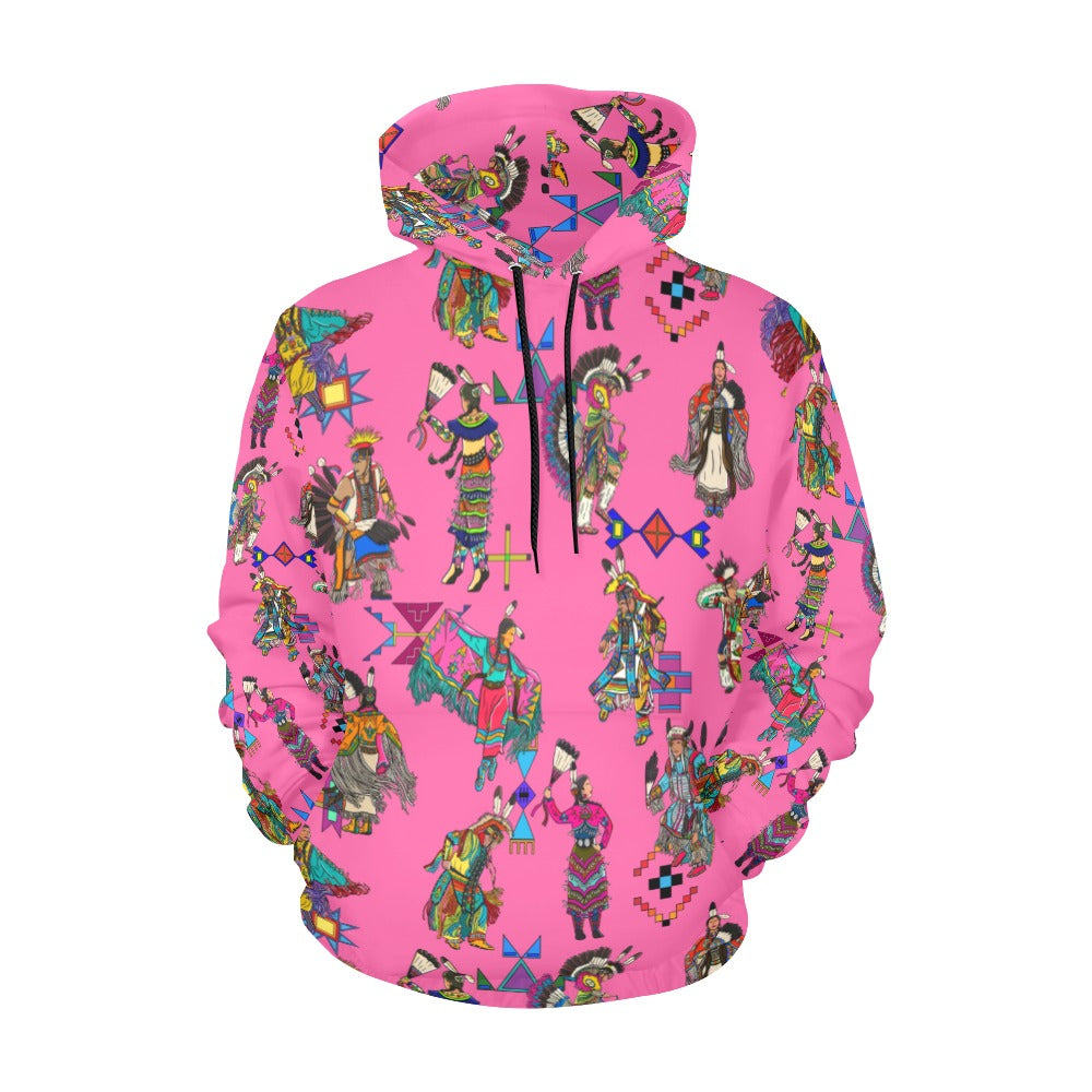 Grand Entry Dancer Pink Hoodie for Women (USA Size)