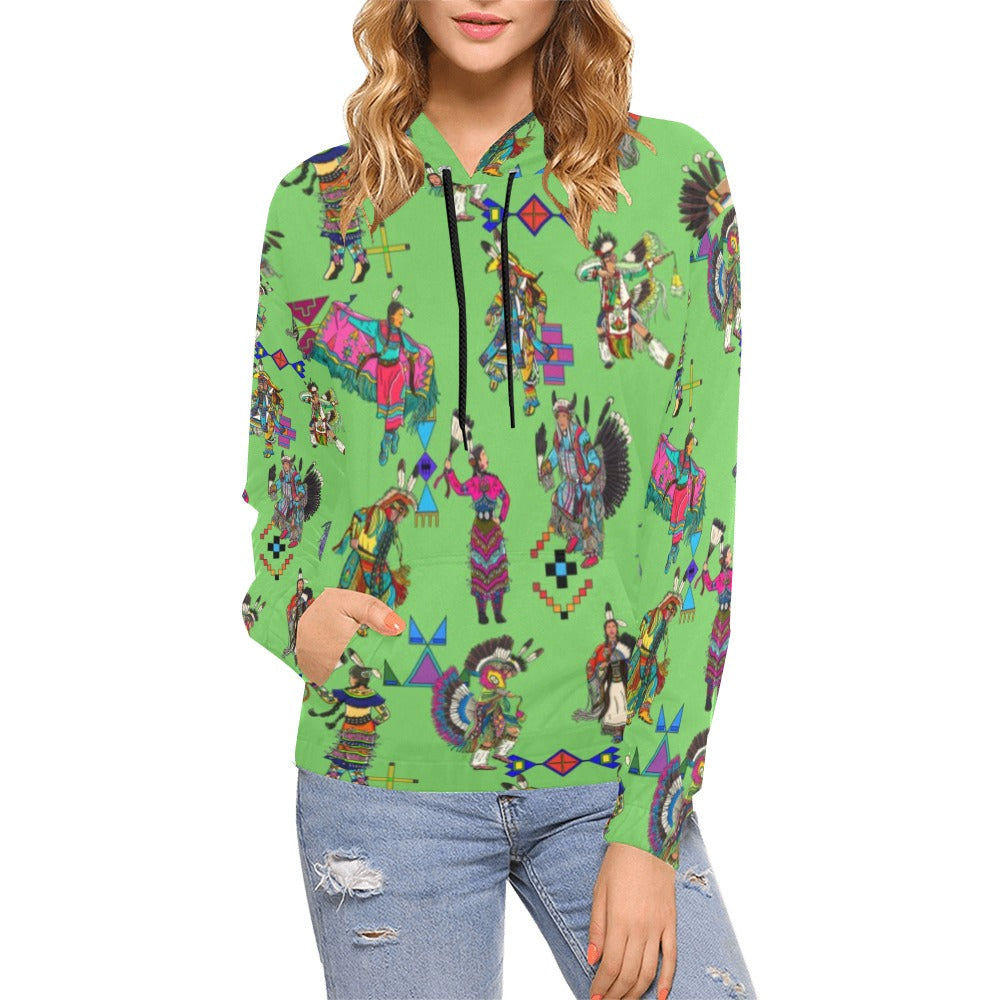 Grand Entry Dancers Grass Hoodie for Women (USA Size)