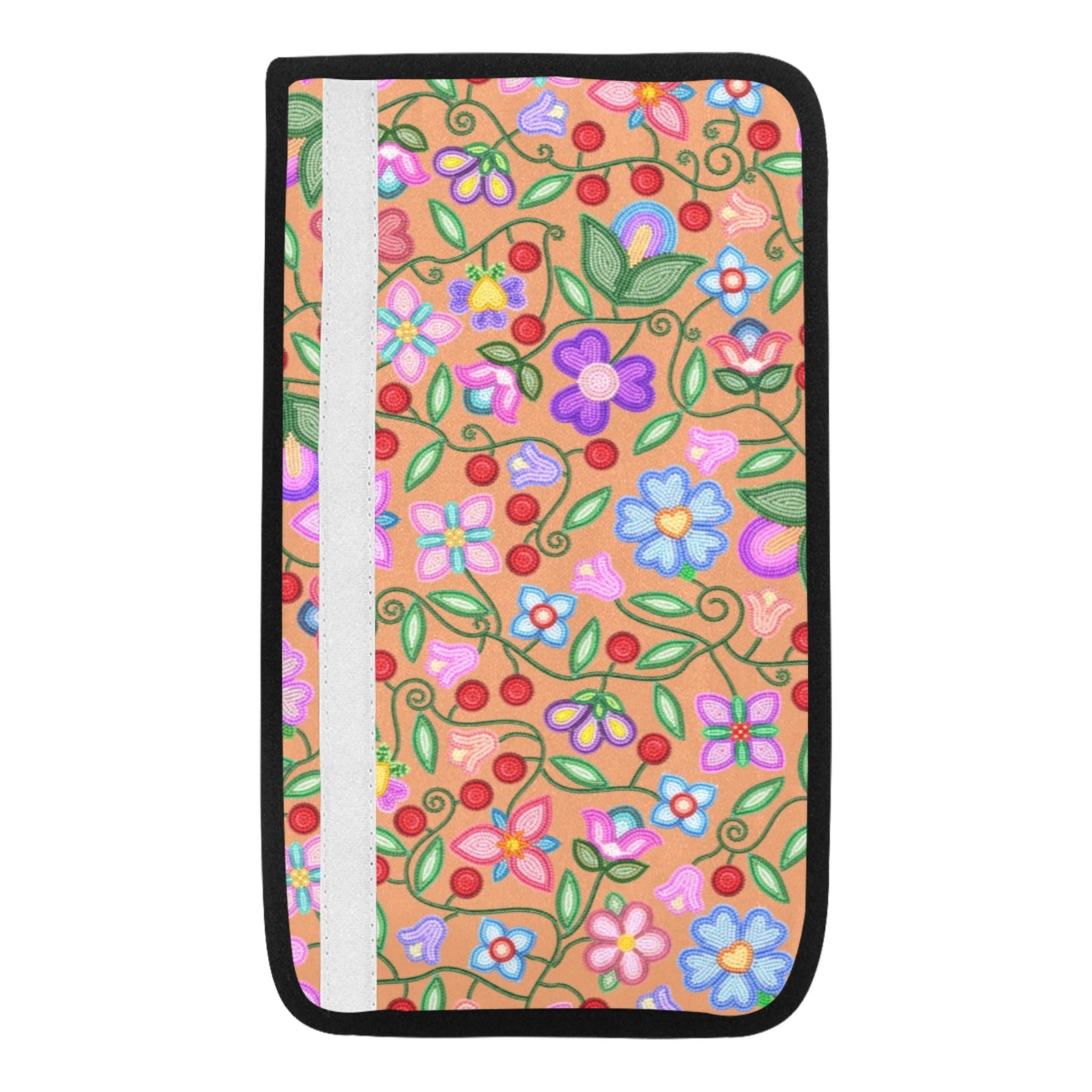 Petal Harmony Terracotta Car Seat Belt Cover 7''x12.6'' (Pack of 2)