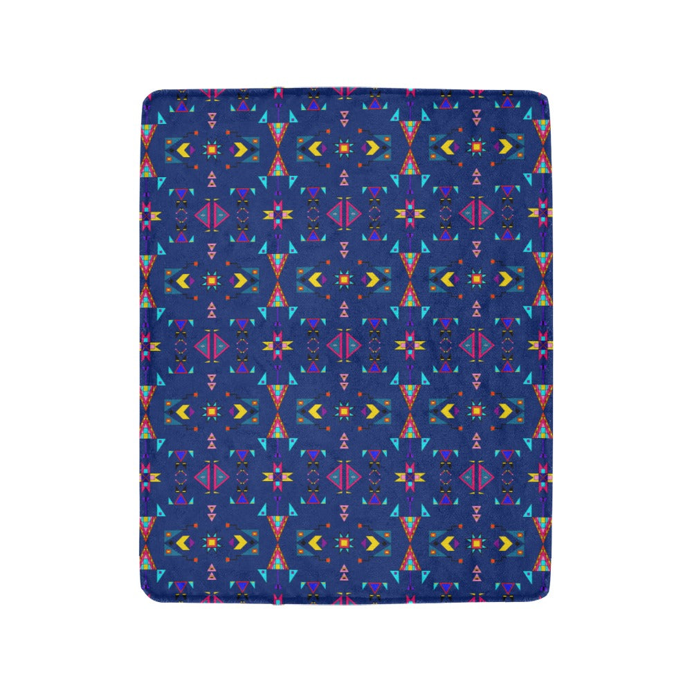 Enemy Territory Dark Navy Ultra-Soft Micro Fleece Blanket 40"x50"