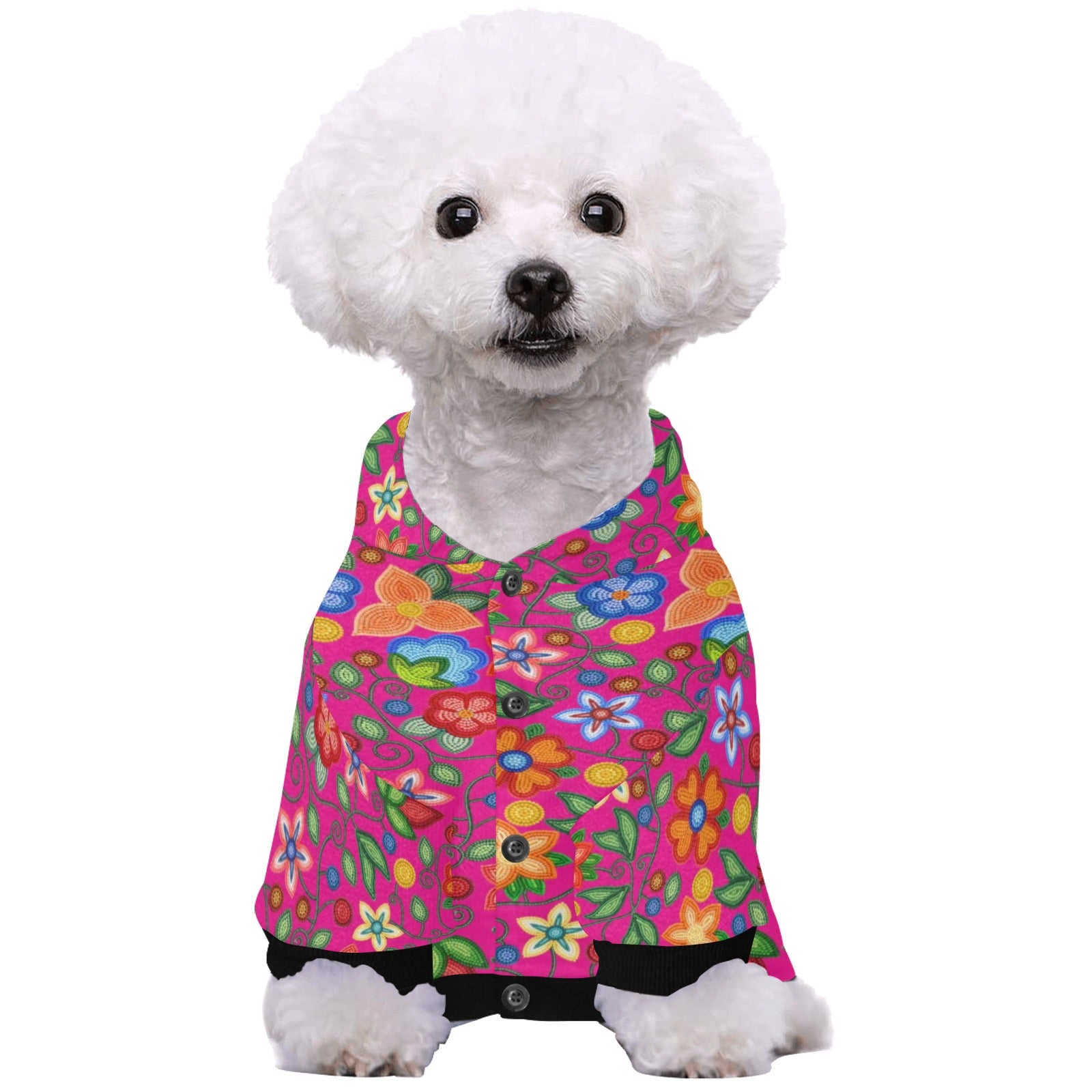 Morning Harmony Pink Pet Dog Hoodie