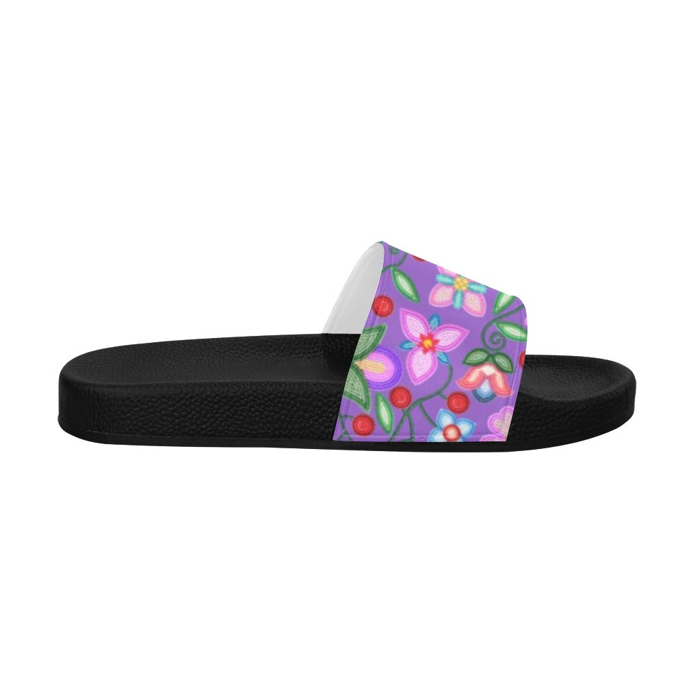 Petal Harmony Lavender Women's Slide Sandals