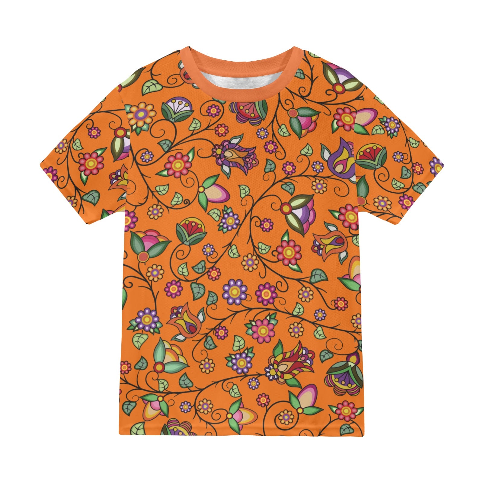 Heartbeat Petals ECM Orange T-shirt for Men