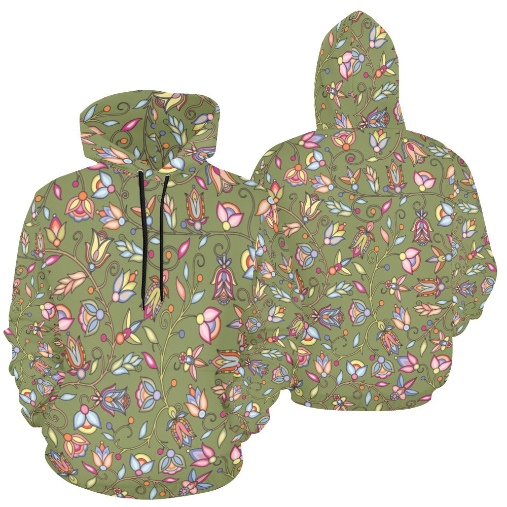 Buffalo Bloom Sage Hoodie for Women (USA Size)