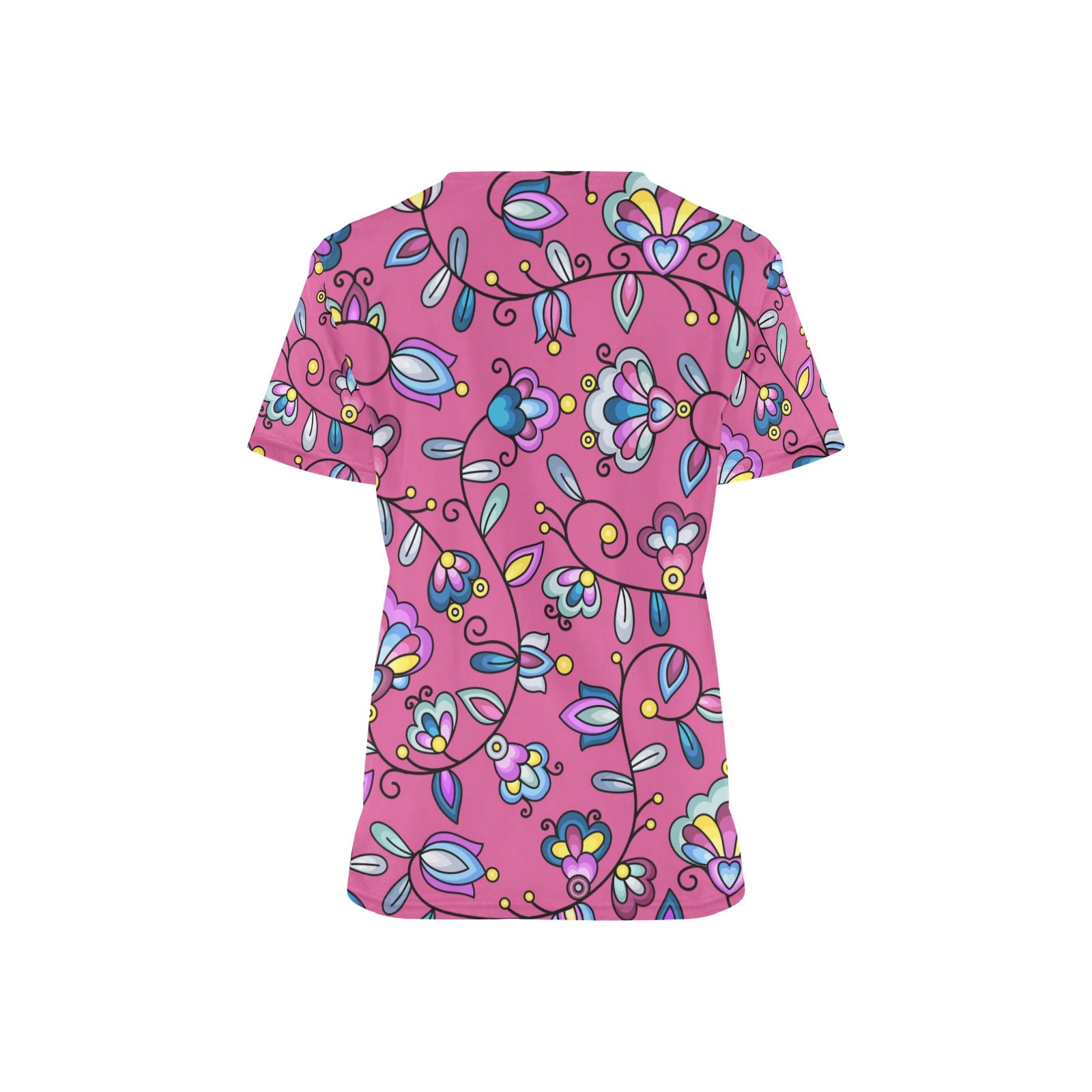 Autumn Bundle Blessing Pink Scrub Top