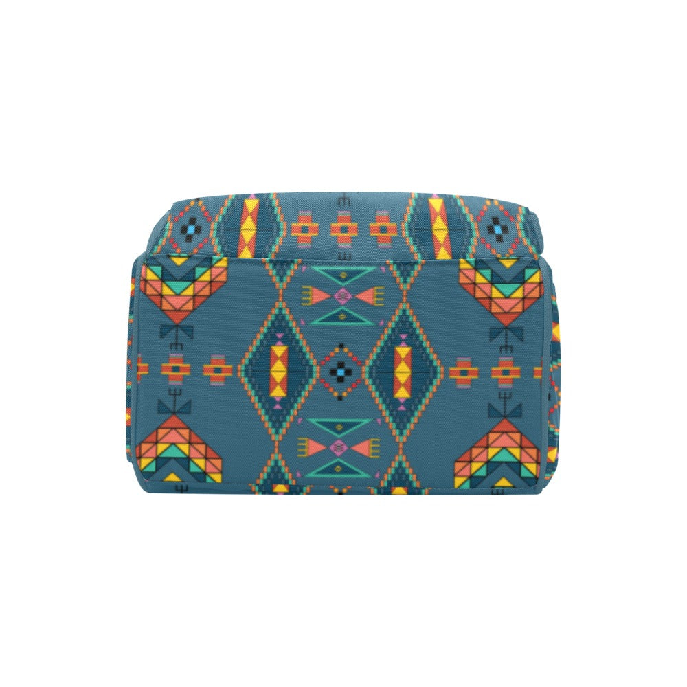 Travois Tipi Deep Lake Multi-Function Diaper Backpack/Diaper Bag