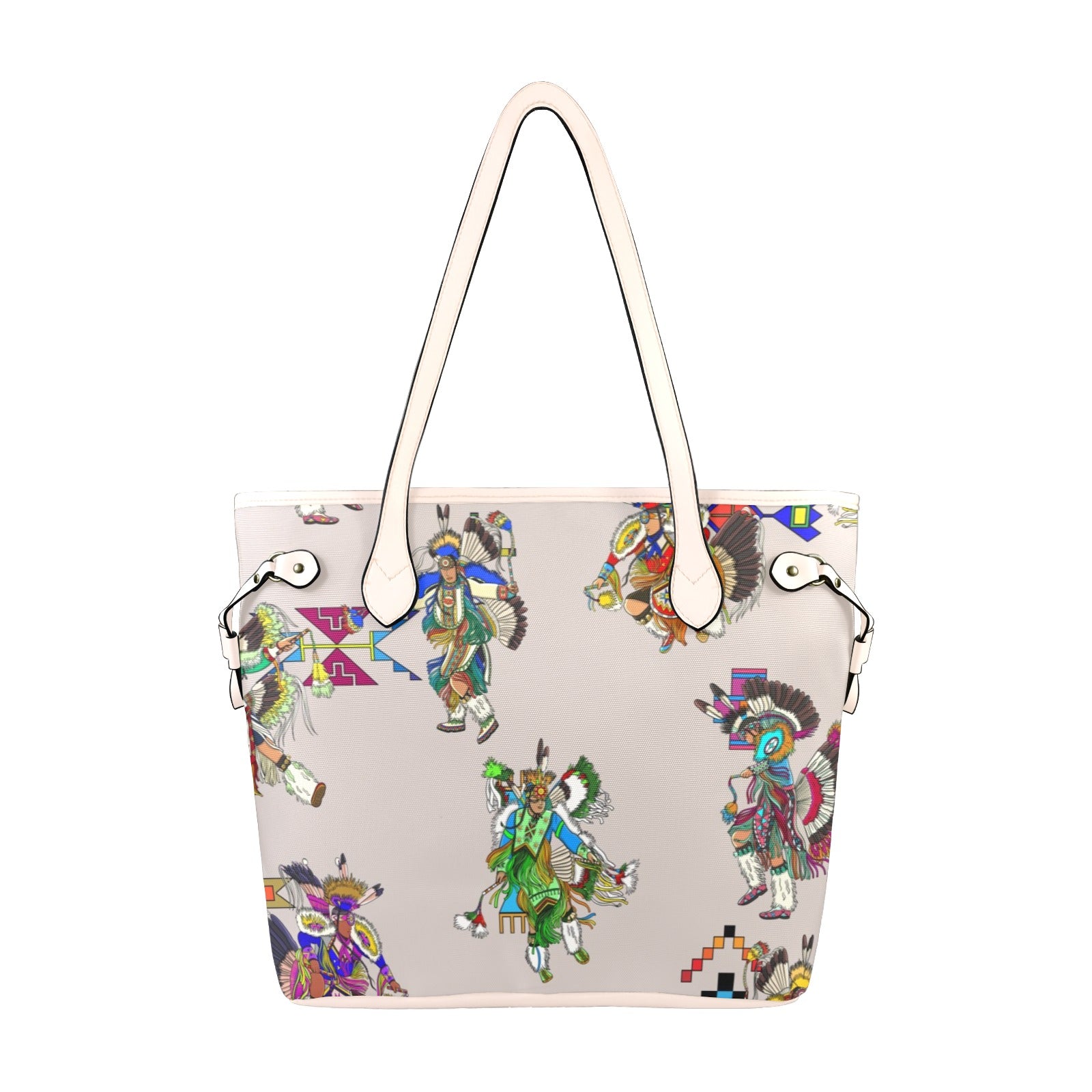 Men's Fancy Dancers Muslin Clover Canvas Tote Bag