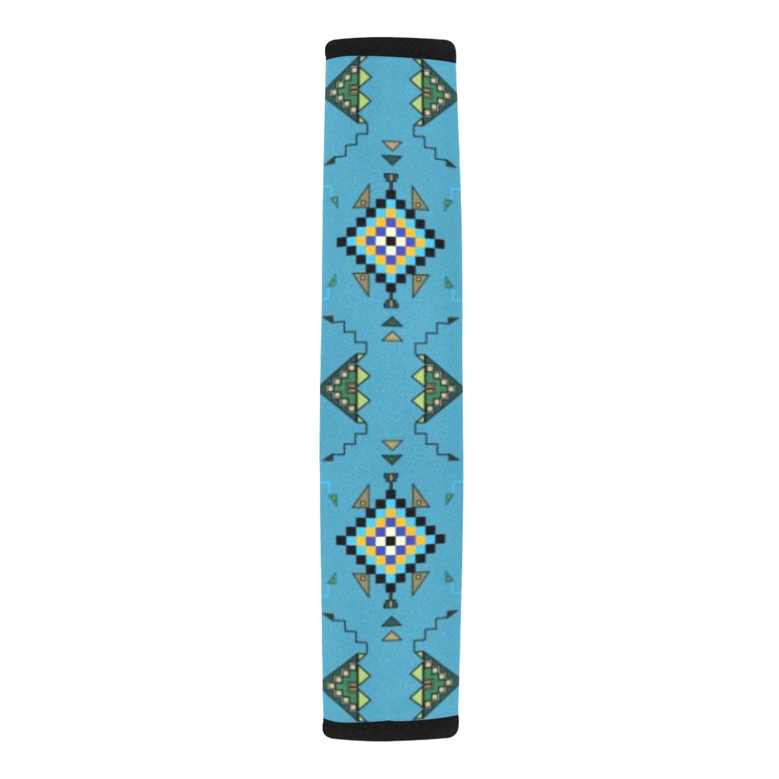 Bear Shield Blue Car Seat Belt Cover 7''x12.6'' (Pack of 2)