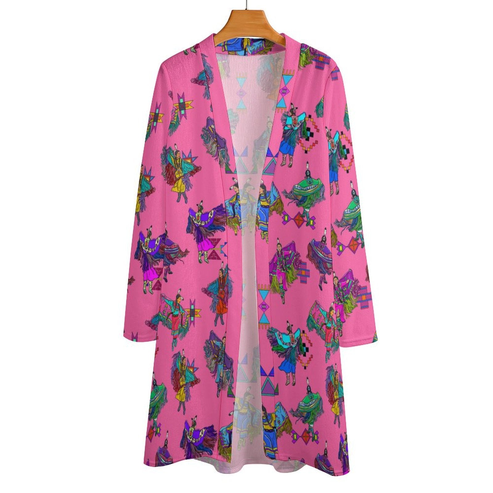 Women's Fancy Dancers Pink Cardigan