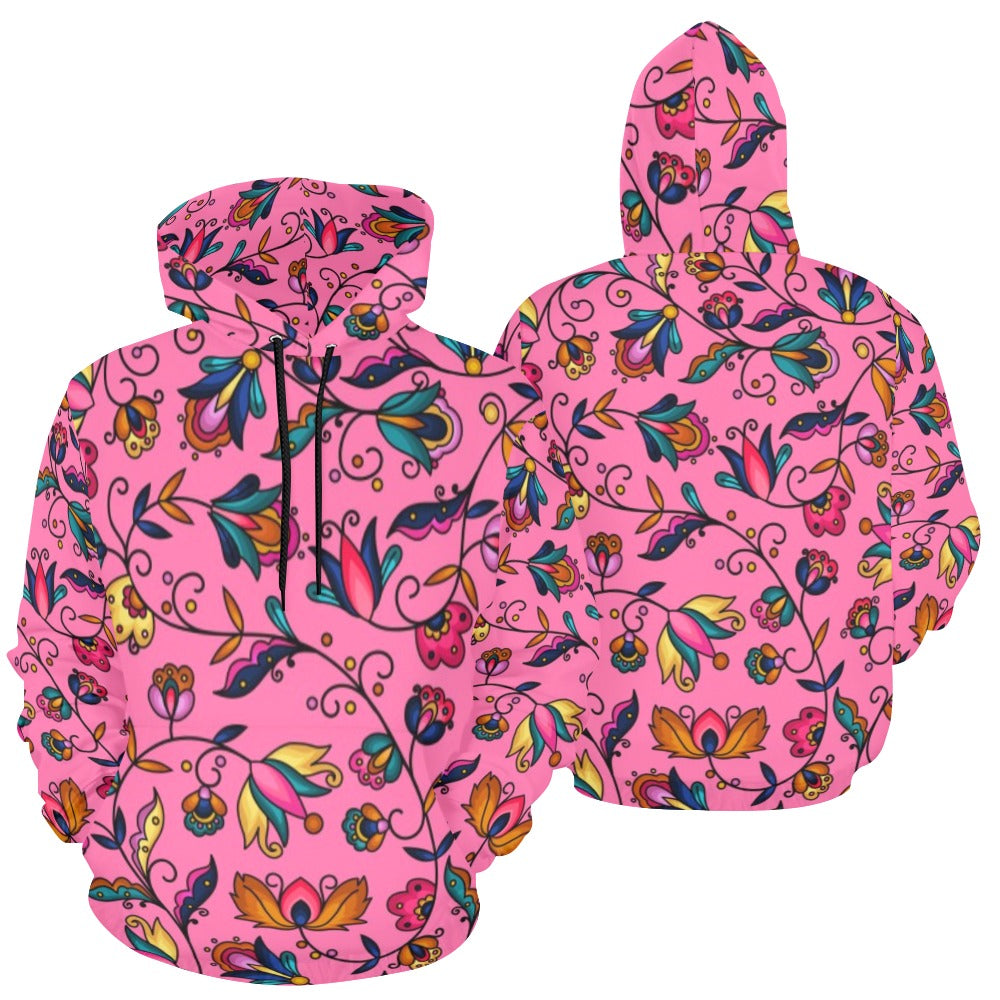 Copper Prairie Petals Pink Hoodie for Men (USA Size)