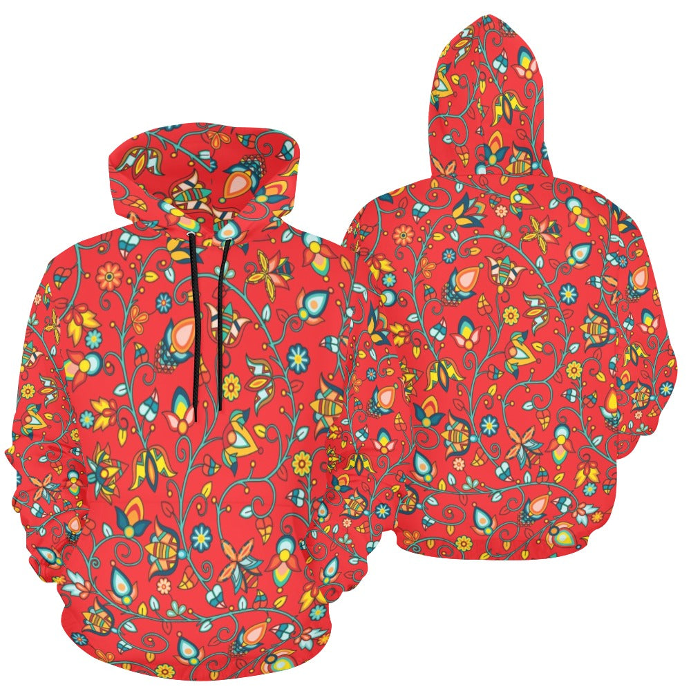 Thorny Path Red Hoodie for Women (USA Size)