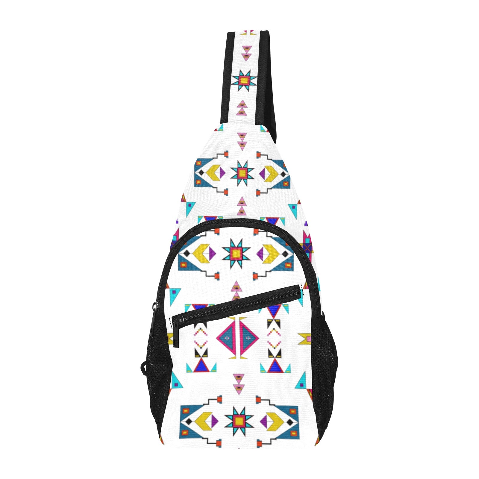 Enemy Territory White Chest Bag