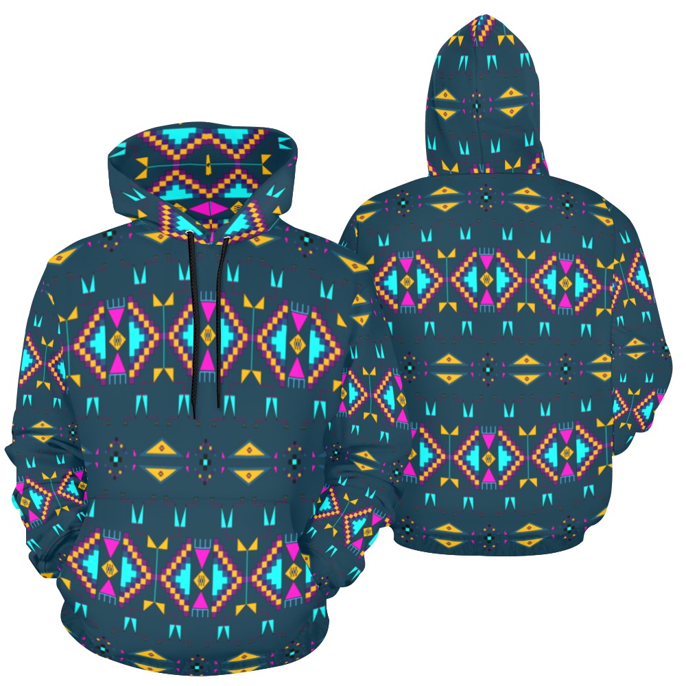 Rite of Passage Dark Teal Hoodie for Women (USA Size)