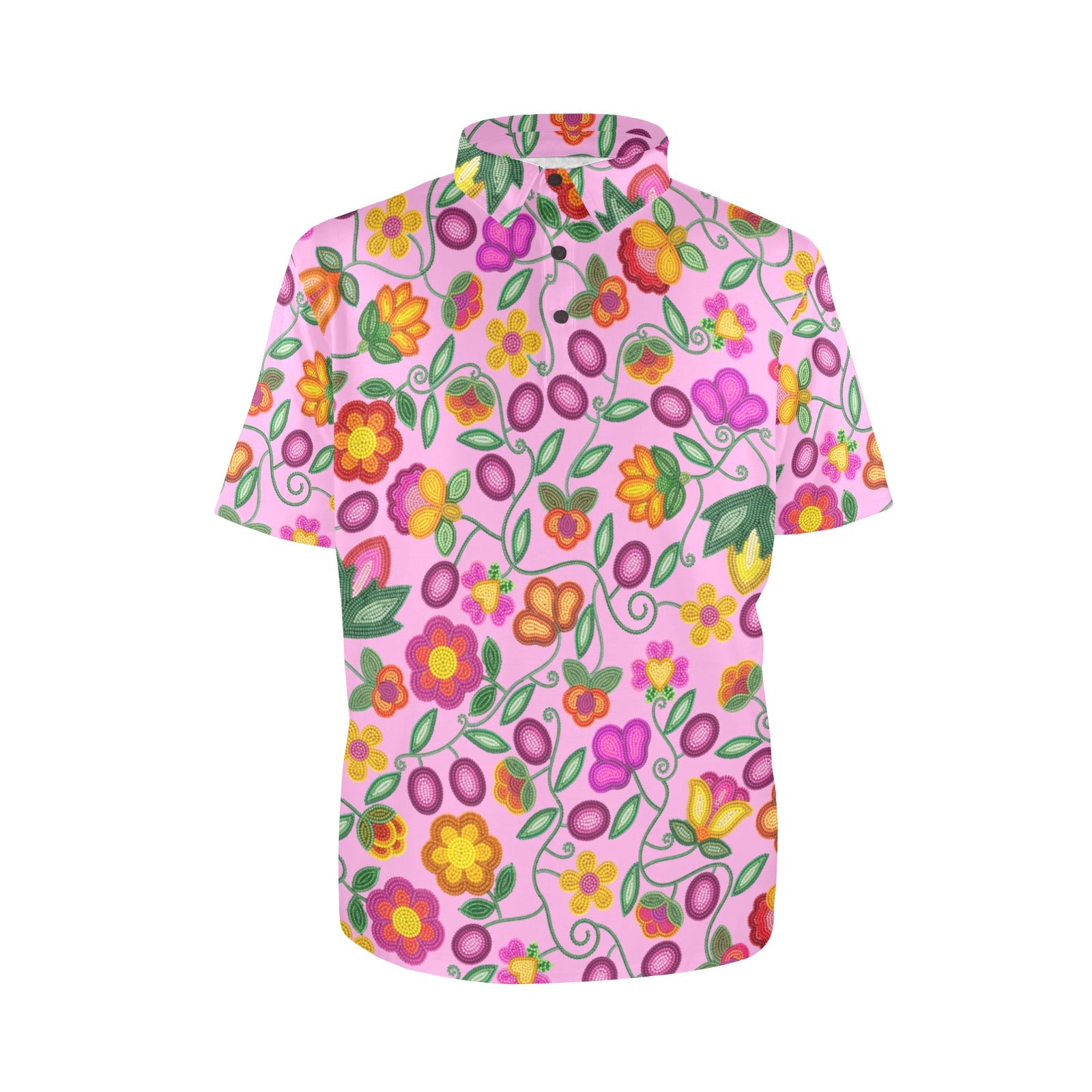 Boreal Bounty Pink Polo Shirt