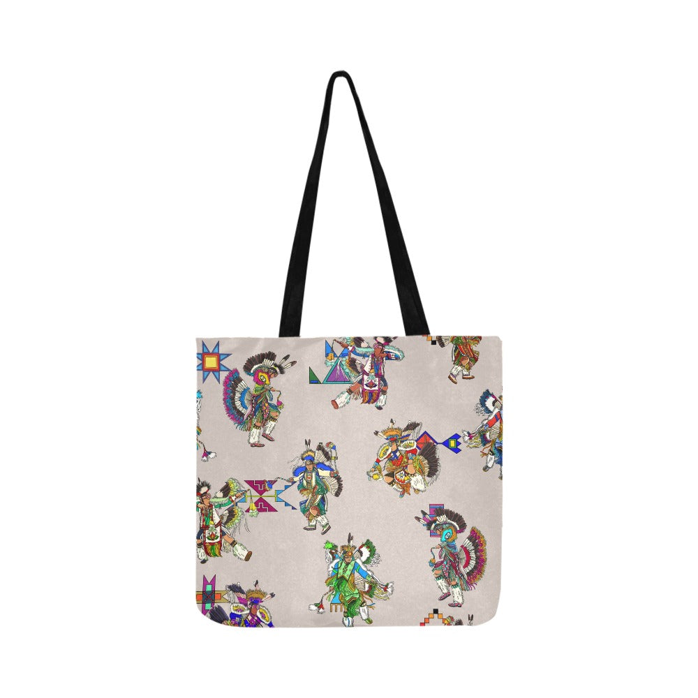 Men's Fancy Dancers Muslin Reusable Shopping Bag (Two sides)