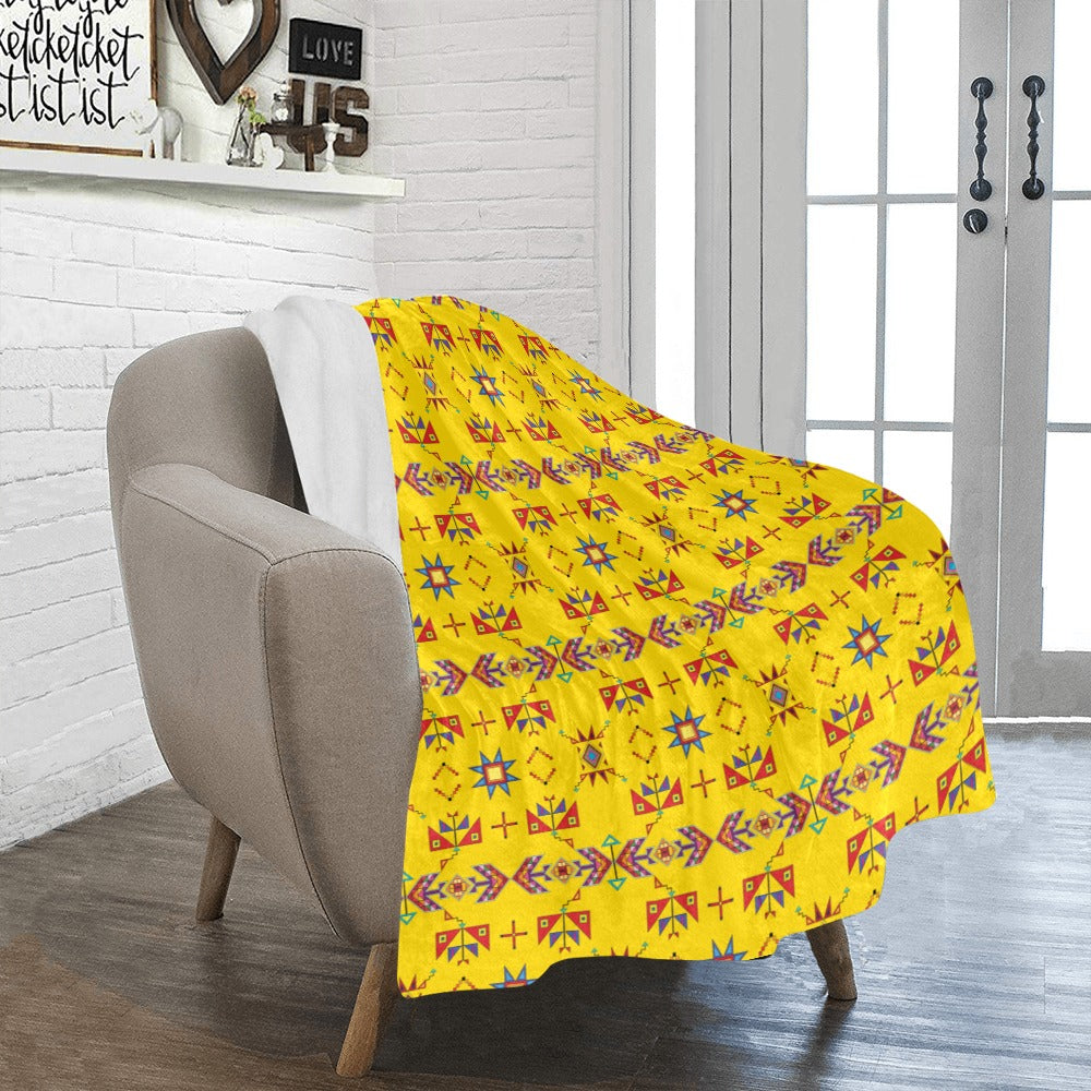 Scattered Generations Maize Ultra-Soft Micro Fleece Blanket 40"x50"