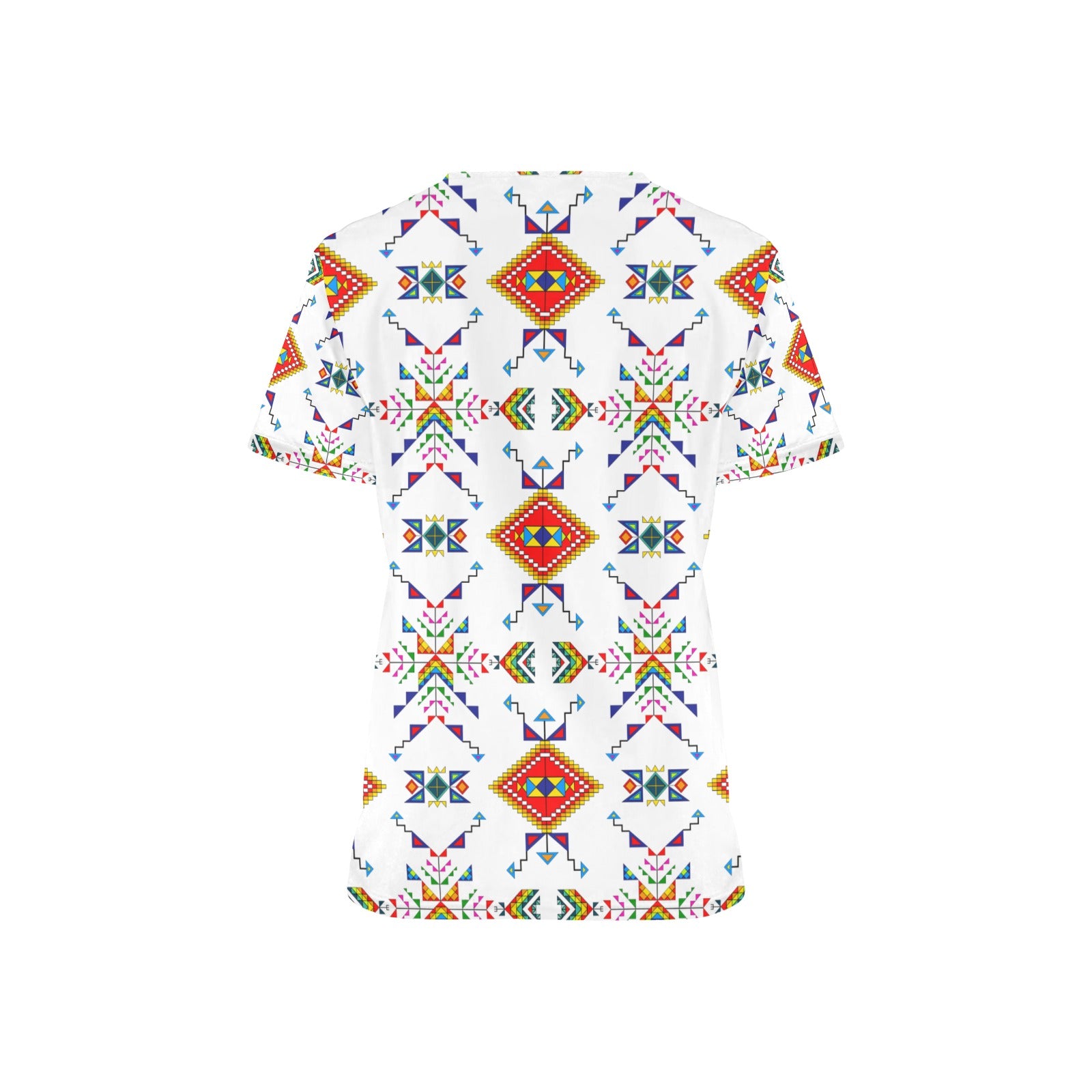 Buffalo Jump White Scrub Top