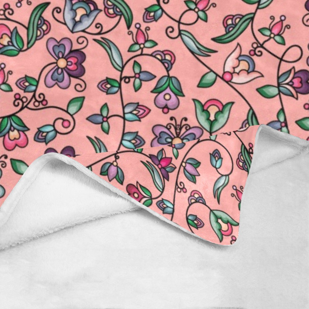 Amber Evening Garland Peach Ultra-Soft Micro Fleece Blanket 60"x80"
