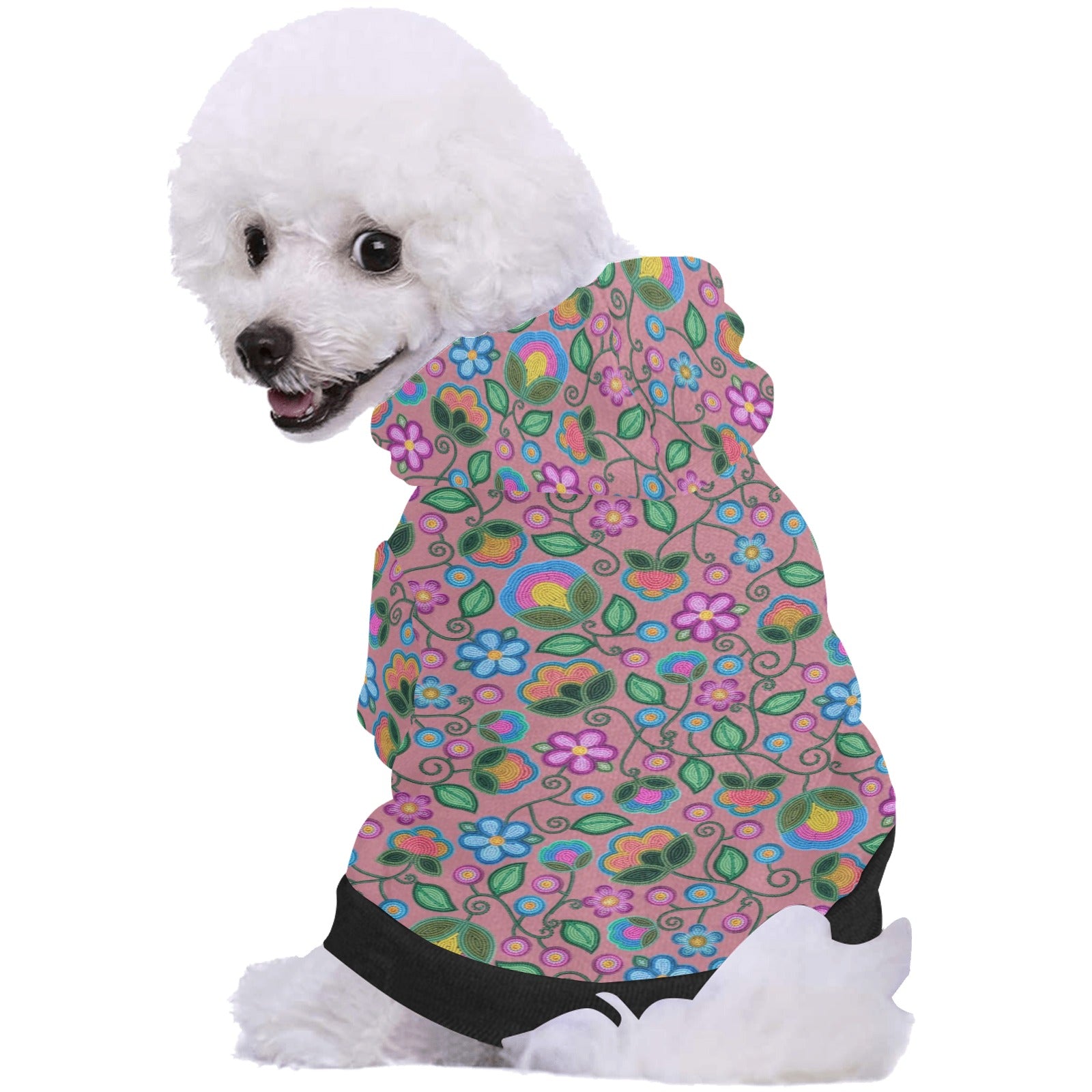 Turquoise Sunbeam Peach Pet Dog Hoodie