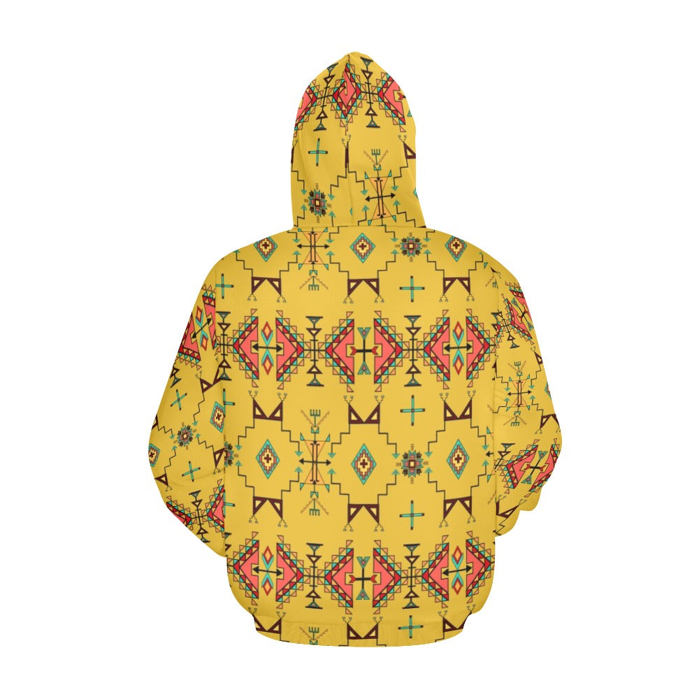 Thunder Flight Yellow Hoodie for Men (USA Size)