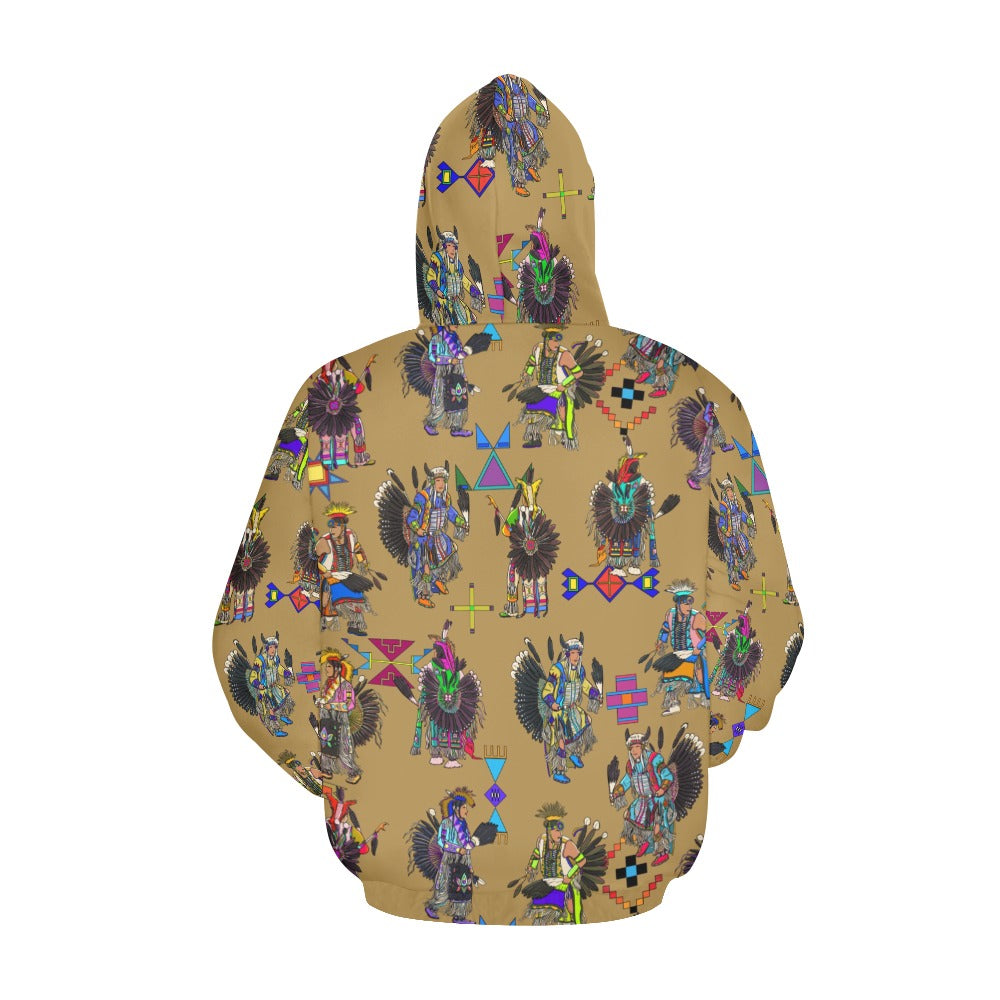 Men's Tradish Dancers Earth Hoodie for Women (USA Size)
