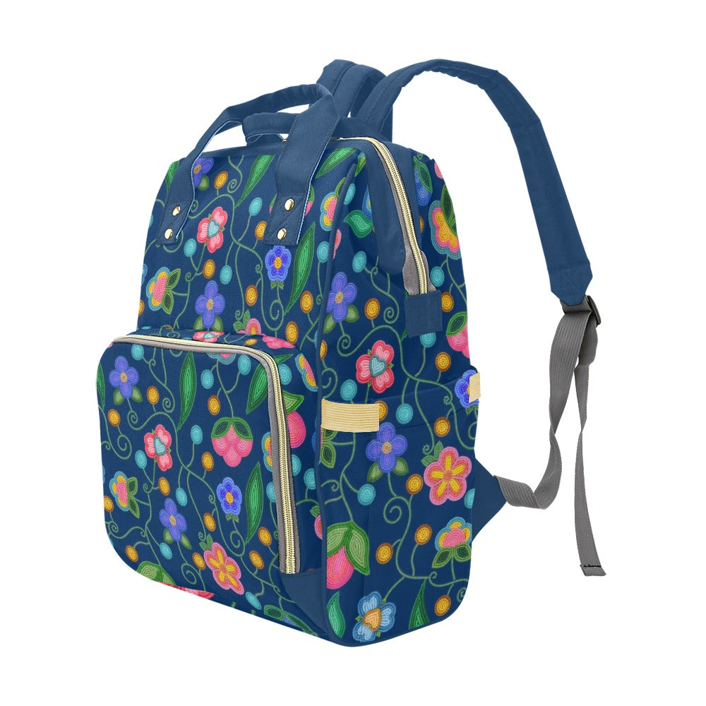 Skyberry Serenade Navy Multi-Function Diaper Backpack/Diaper Bag