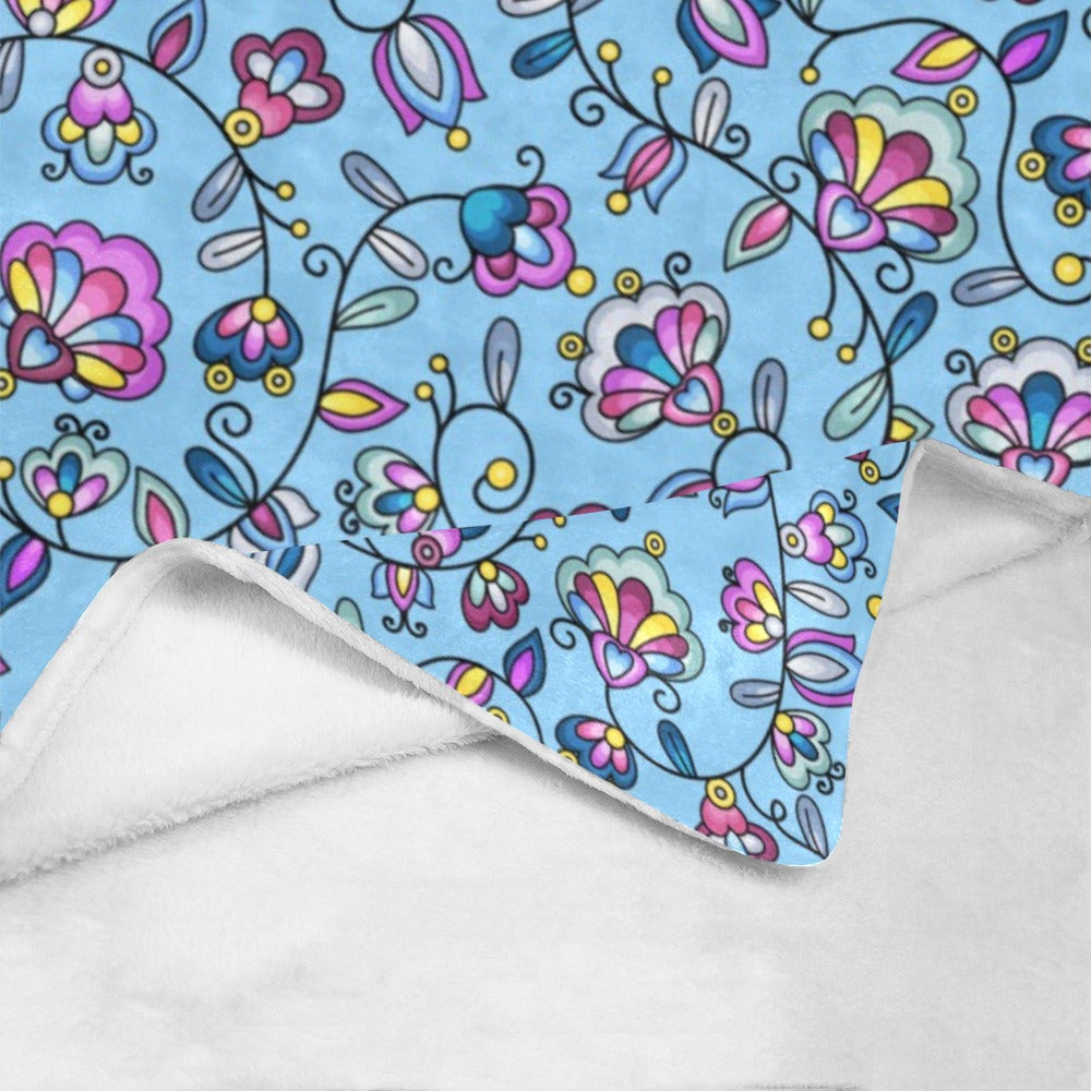 Autumn Bundle Blessing Blue Ultra-Soft Micro Fleece Blanket 60"x80"