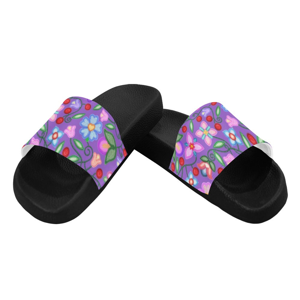 Petal Harmony Lavender Men's Slide Sandals