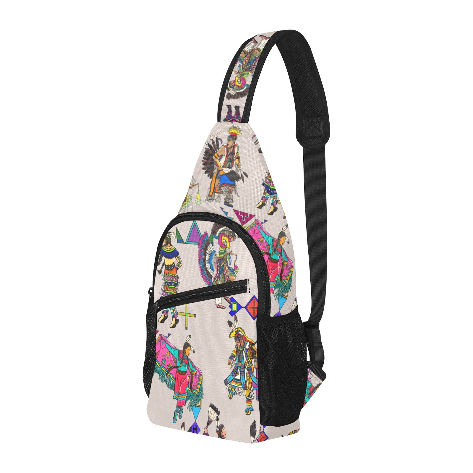 Grand Entry Dancers Muslin Chest Bag