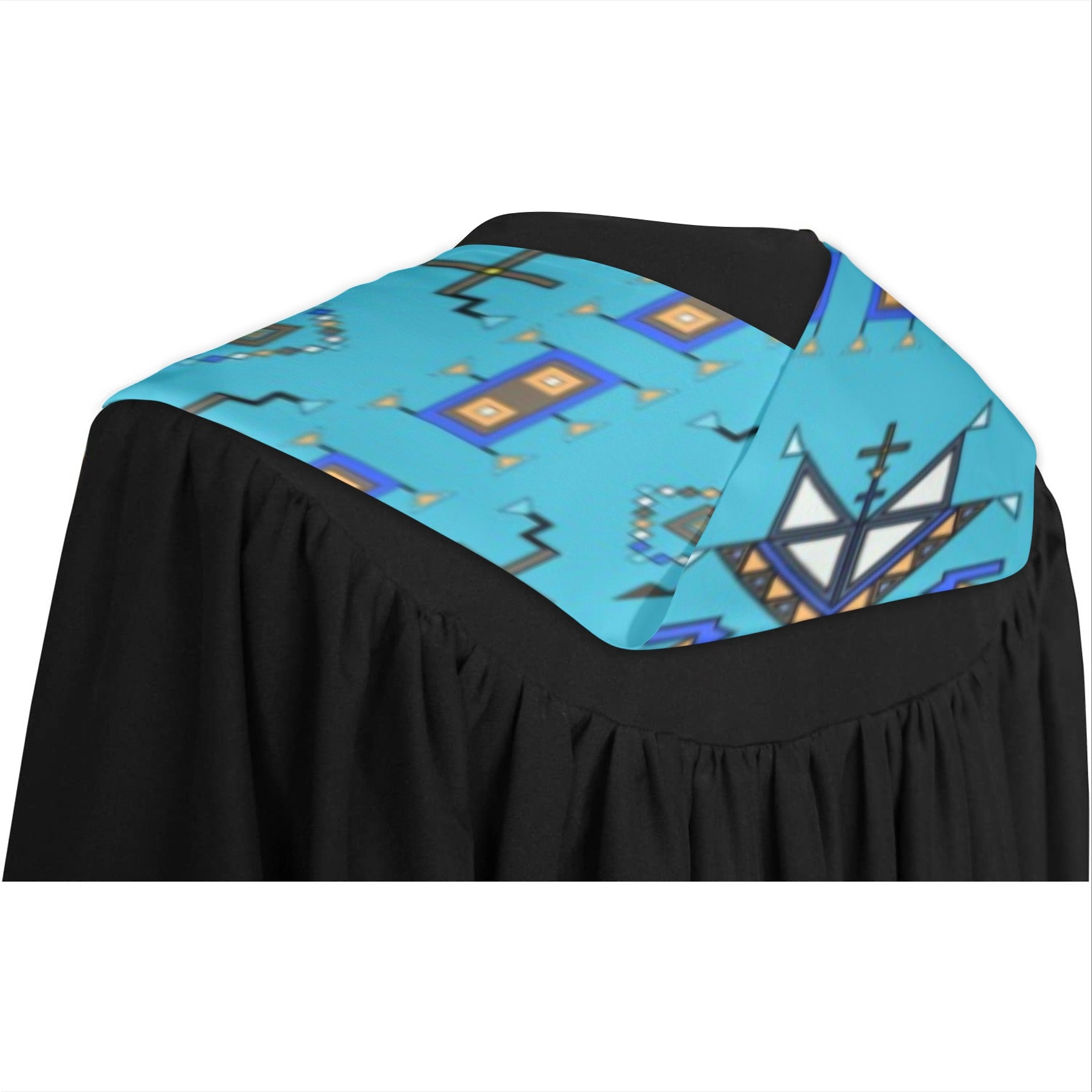 Eagle Strike Blue Graduation Stole